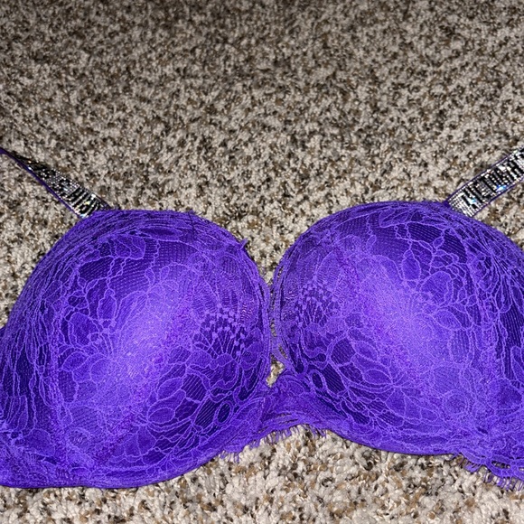 Purple Lace Victoria’s Secret Bra 36D - Picture 2 of 6
